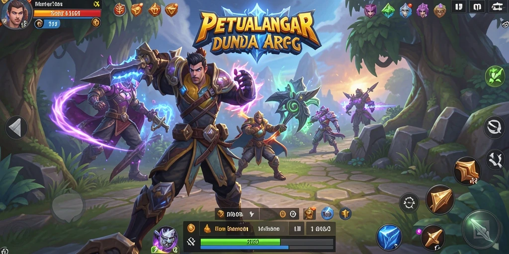Gameplay ARPG seru dengan karakter unik dan pertarungan dinamis.