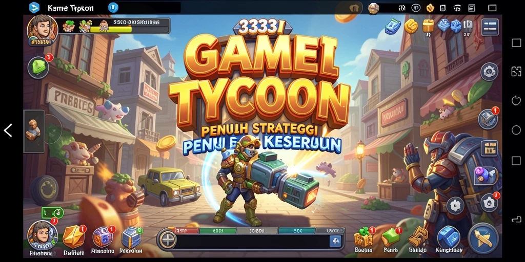 Tampilan menarik dari gameplay Tycoon di 333I yang mendebarkan.