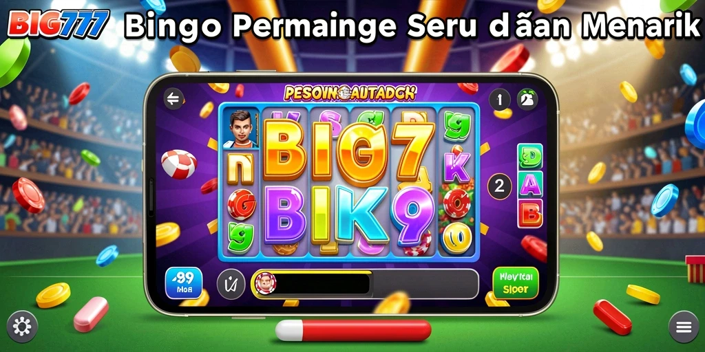 Tampilan menarik dari permainan Bingo BIG777 yang mengasyikkan.