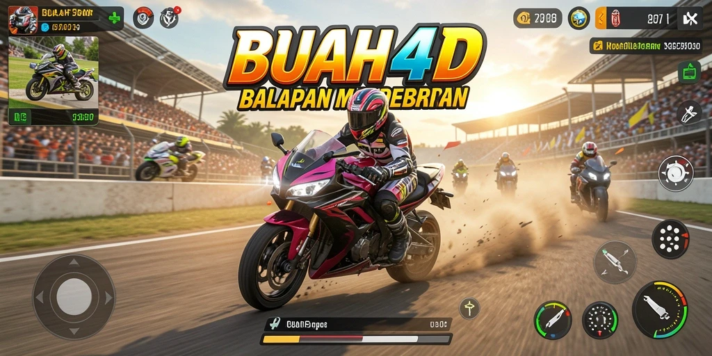 Gameplay mendebarkan di BUAH4D dengan motor berkecepatan tinggi.
