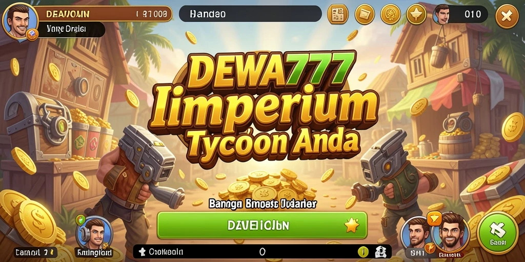 Tampilan gameplay Tycoon yang seru dan menantang di DEWA777.