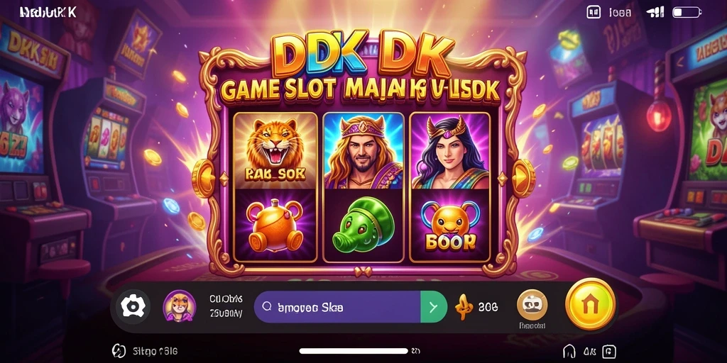 Tampilan gameplay DKK yang mendebarkan dan penuh warna.