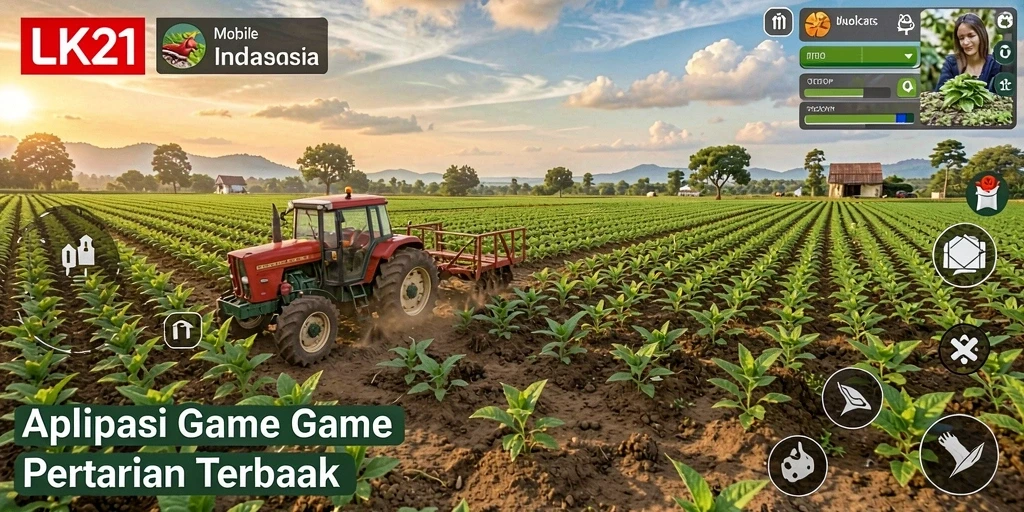 Screenshot LK21 menampilkan gameplay pertanian yang seru dan menarik.
