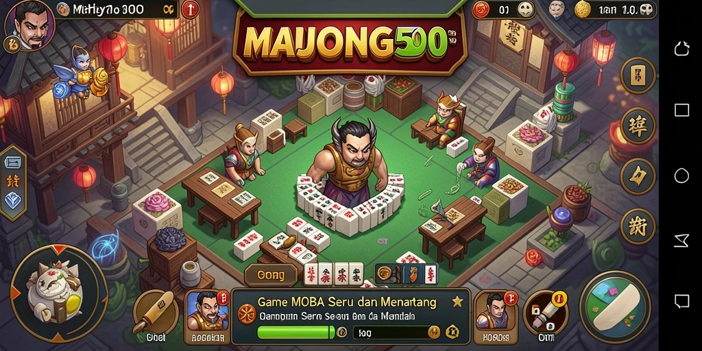 Tampilan gameplay seru di <strong>MAHJONG500</strong>, penuh aksi dan strategi.