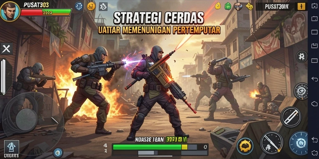 Tampilan gameplay PUSAT303 yang mendebarkan dan penuh strategi.