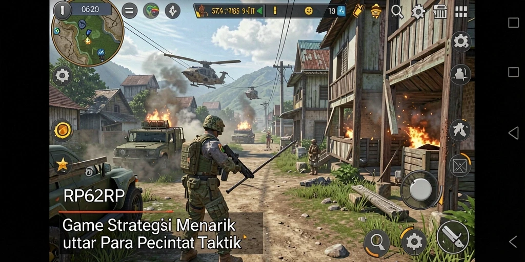 Tampilan gameplay <strong>RP62RP</strong> yang seru dan mendebarkan di dalam pertempuran strategi.