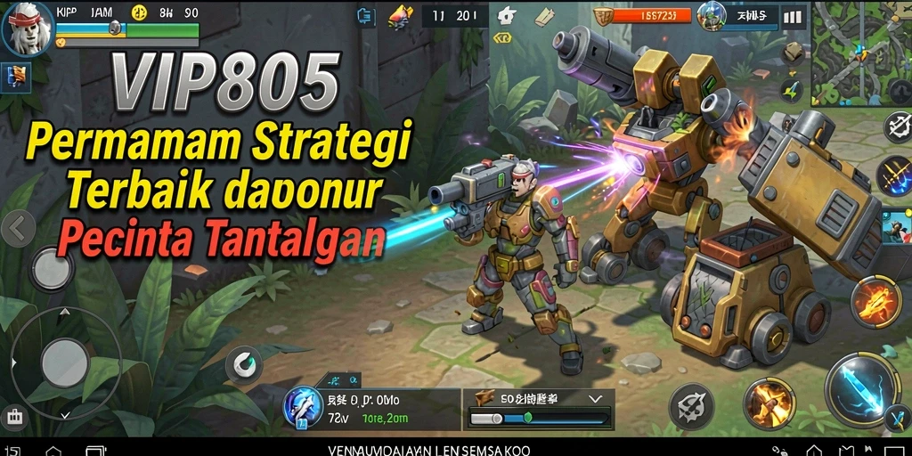 Tampilan gameplay VIP805 yang mendebarkan dan penuh strategi.