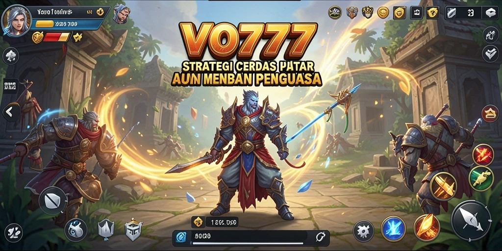 Tampilan permainan strategis yang mendebarkan dan menantang.