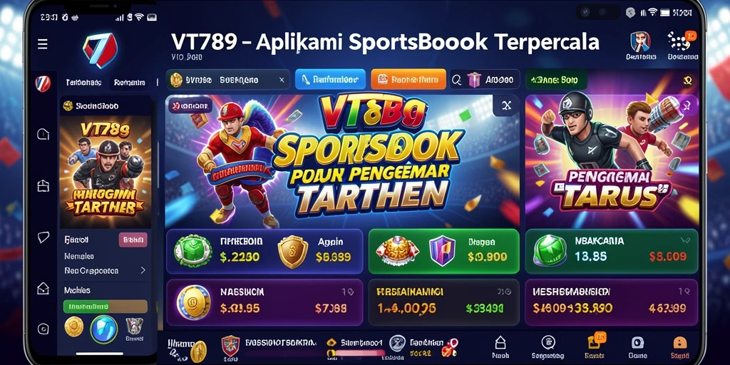 Tampilan utama VT789 menampilkan interaksi seru antar pengguna dalam taruhan olahraga.