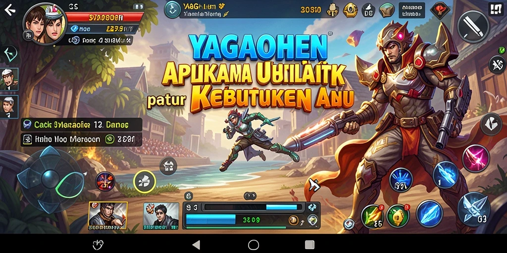 Tampilan antarmuka YAGAOHEN yang sederhana dan menarik.