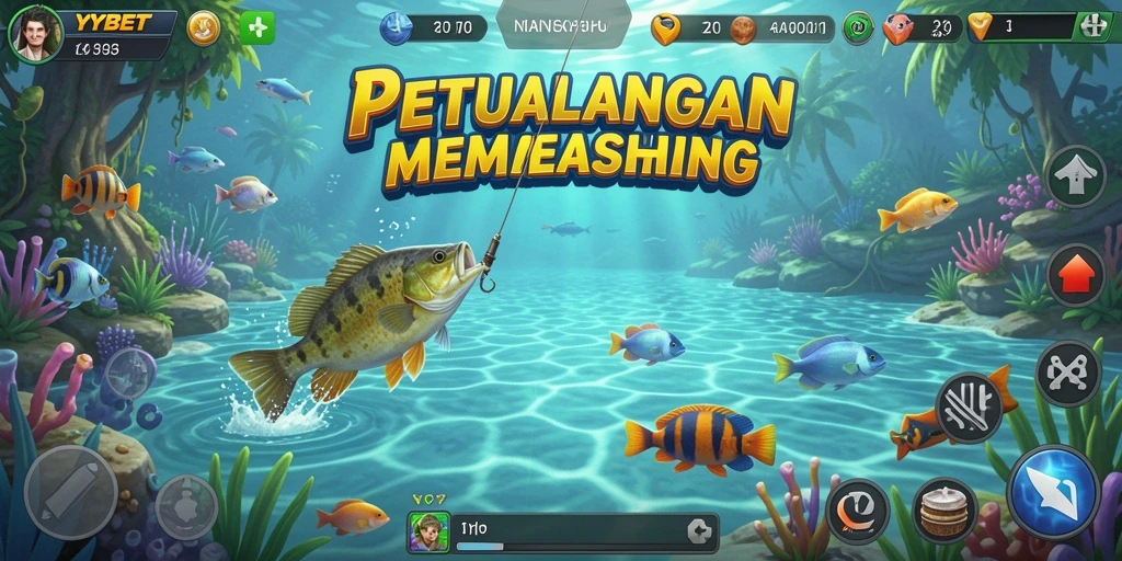 Menampilkan gameplay memancing yang seru dan interaktif di YYBET.
